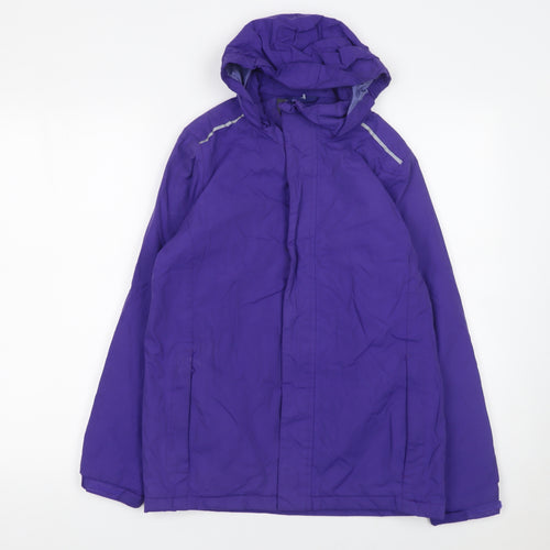 Regatta Girls Purple Waterproof Hooded Rain Coat Jacket 14 Years EUR 164