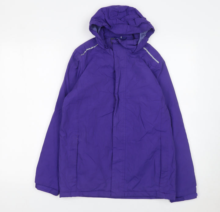 Regatta Girls Purple Waterproof Hooded Rain Coat Jacket 14 Years EUR 164