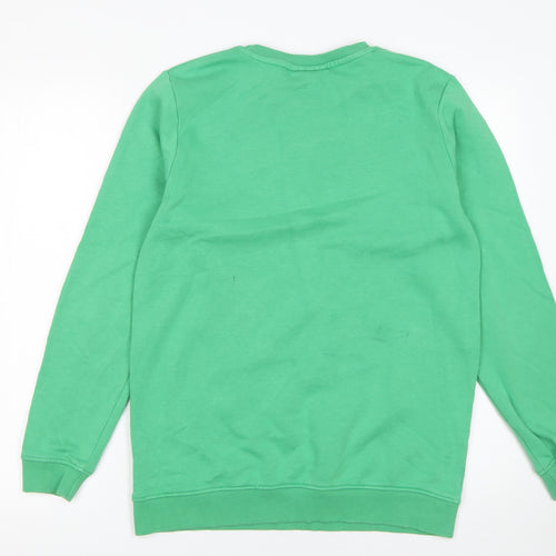 Pokémon Boys Green Pikachu Sweatshirt 14-15 Years Pullover Crew Neck