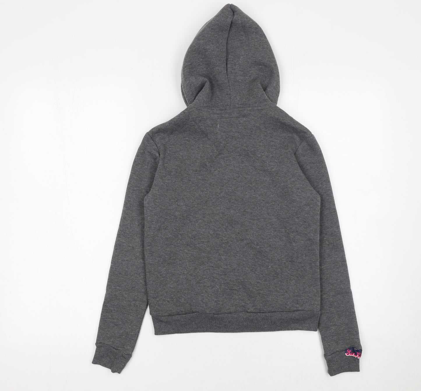 Sun Kissed Girls Grey Full Zip Hoodie Jamaica Heart Graphic 6-8 Years