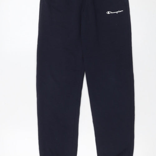 Champion Boys Blue Fleece Jogger Trousers Size 11-12 Years