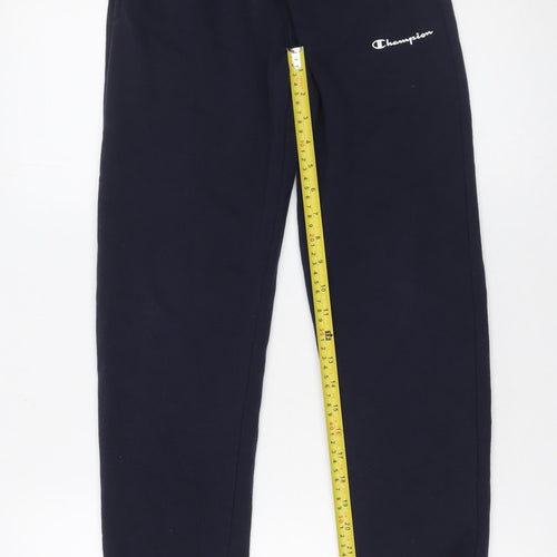 Champion Boys Blue Fleece Jogger Trousers Size 11-12 Years