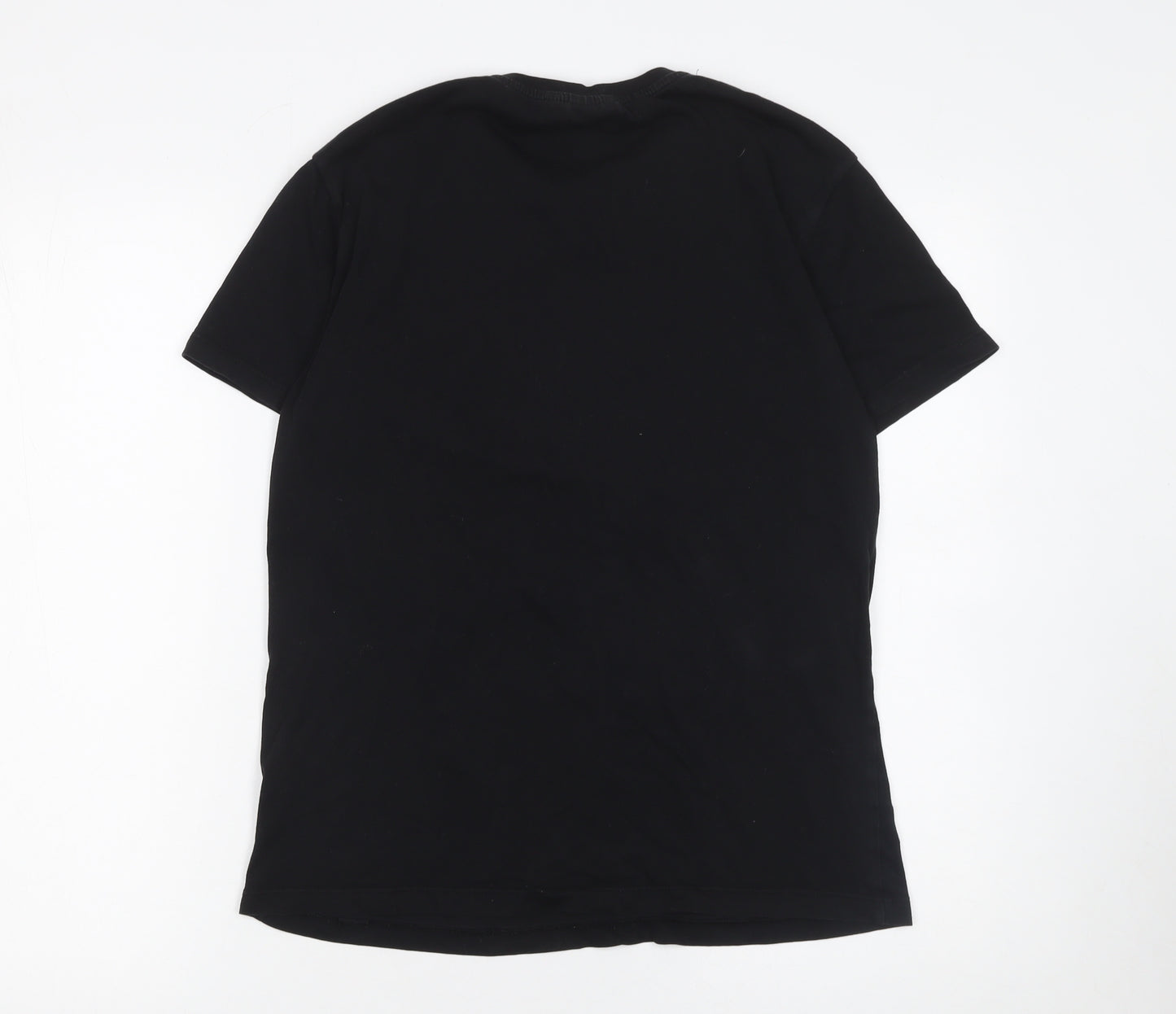 Marvel Men’s Black Avengers Logo Graphic T-Shirt M Regular Fit