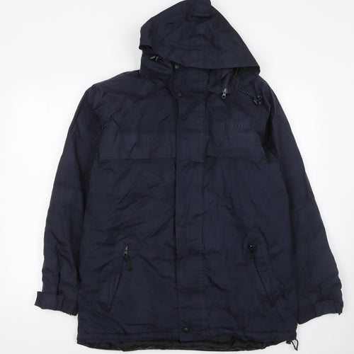 Regatta Men's Blue Waterproof Hooded Parka Jacket Size S