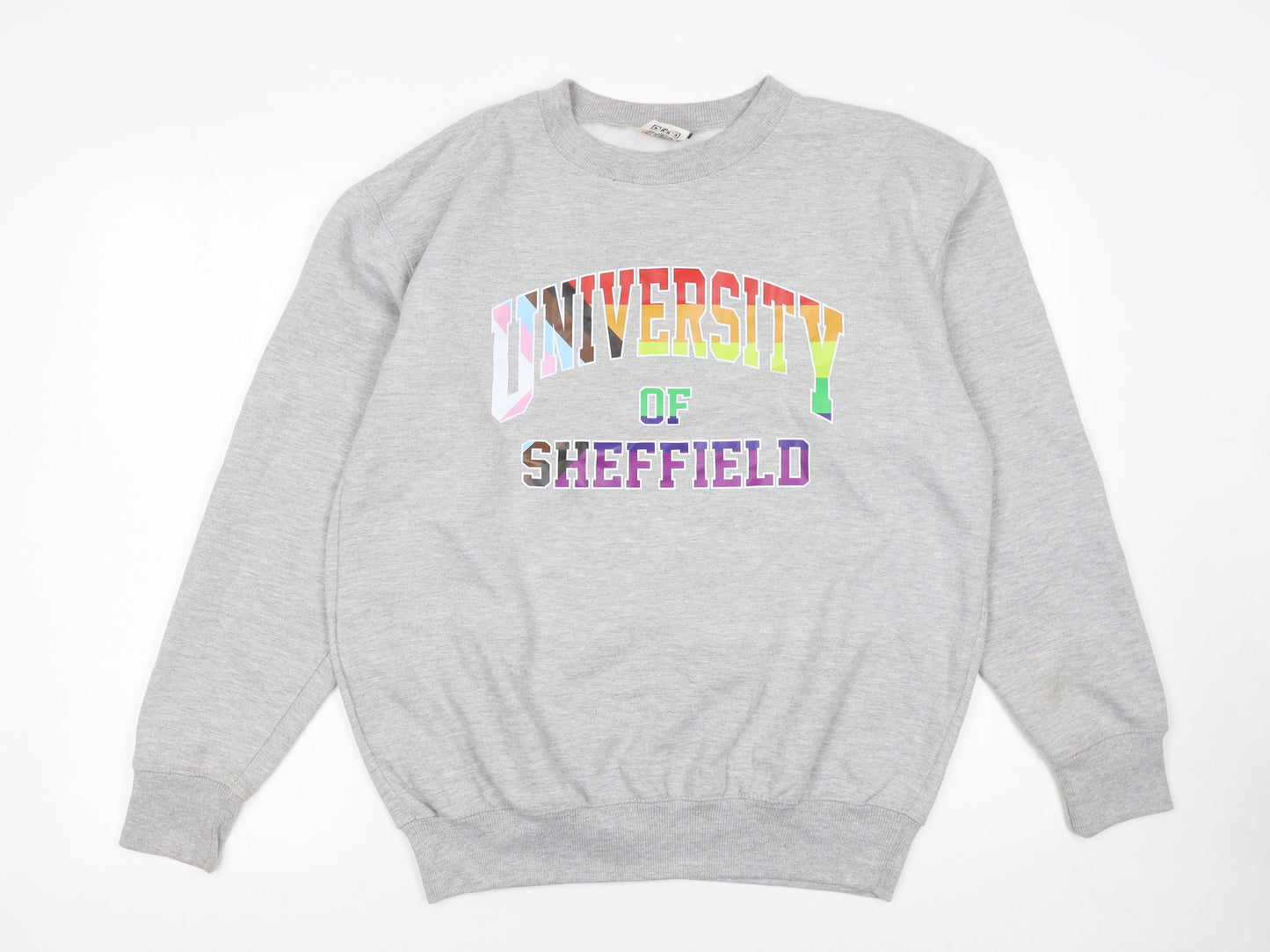 Cottonridge Women's Grey University of Sheffield Pullover Sweatshirt M