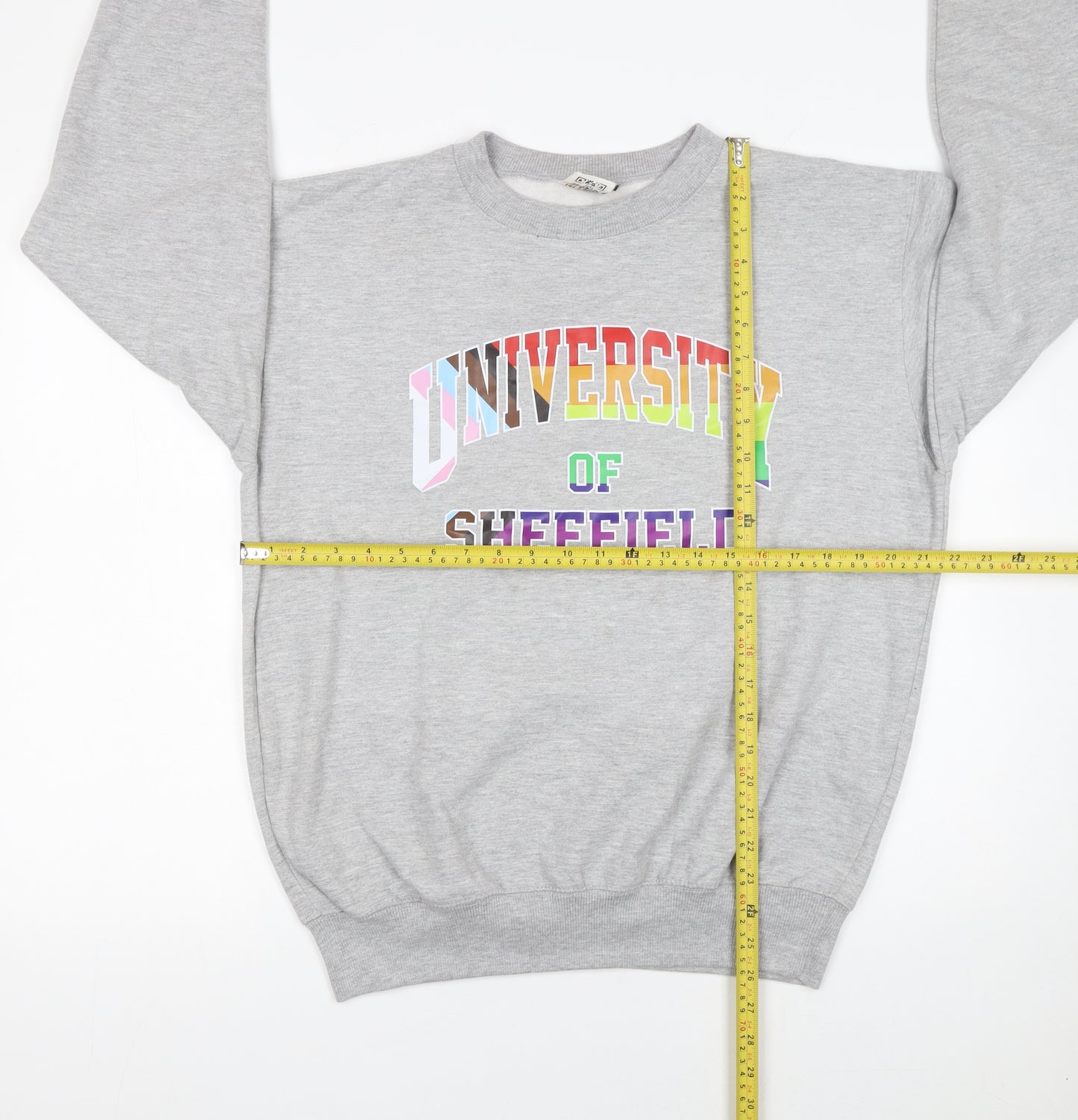 Cottonridge Women's Grey University of Sheffield Pullover Sweatshirt M