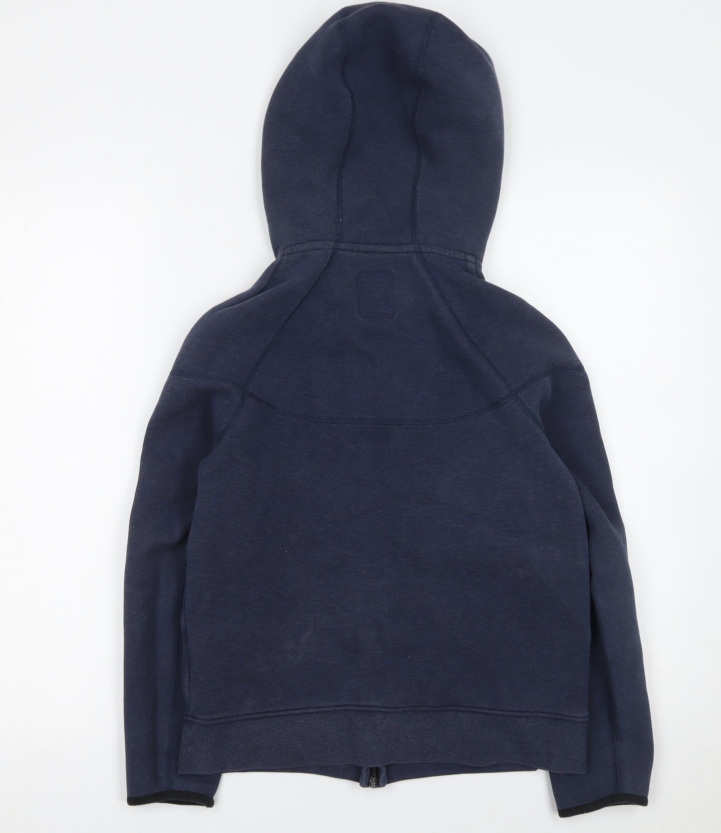 Nike Boys Blue Full Zip Hoodie Large 13-14 Years Cotton Blend Sportswear