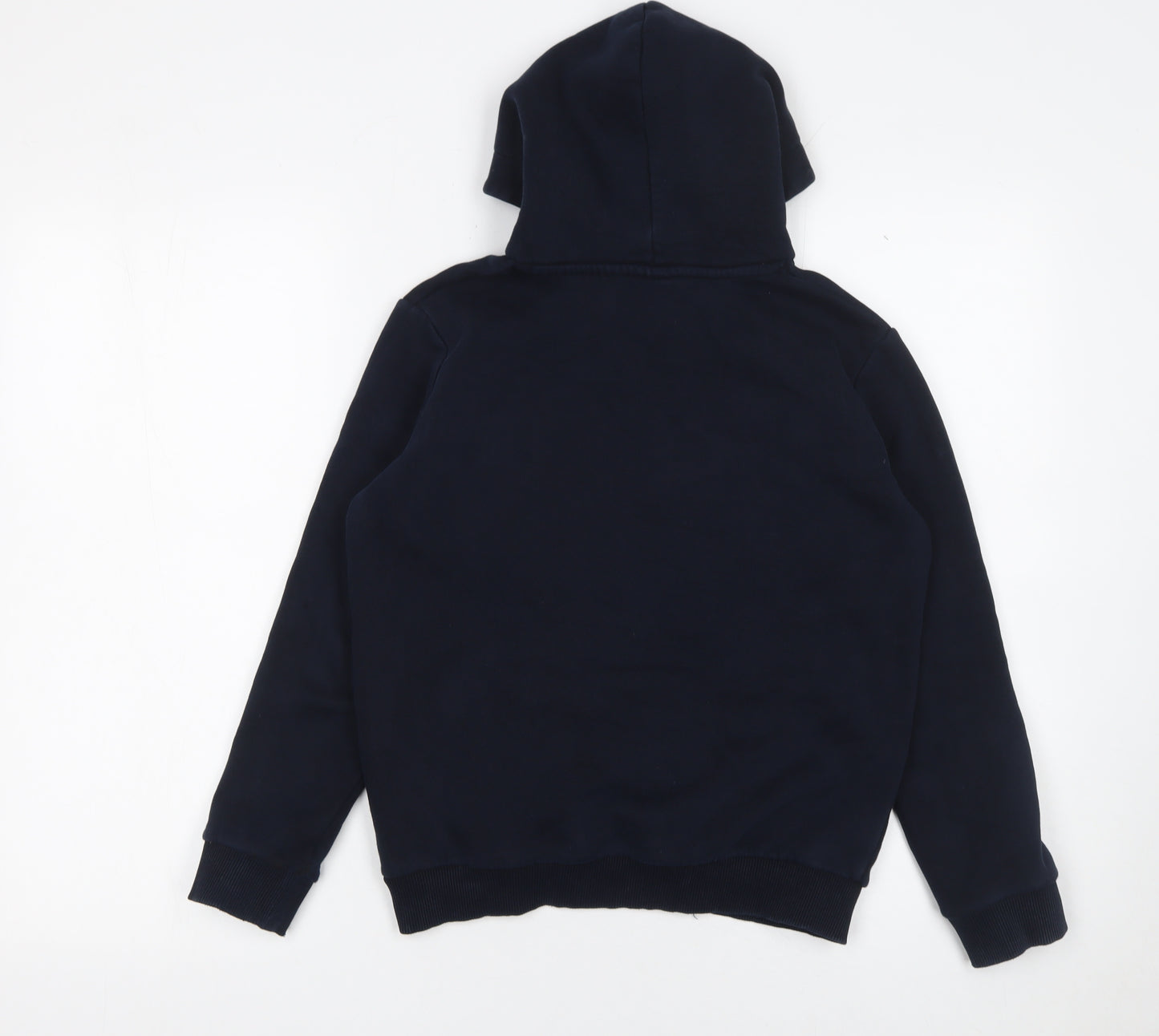 Hype Boys Blue Pullover Hoodie 11-12 Years Cotton Fleece Logo Sweatshirt