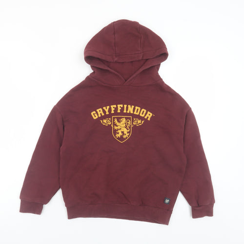 Marks and Spencer Boys Red Gryffindor Pullover Hoodie 7-8 Years