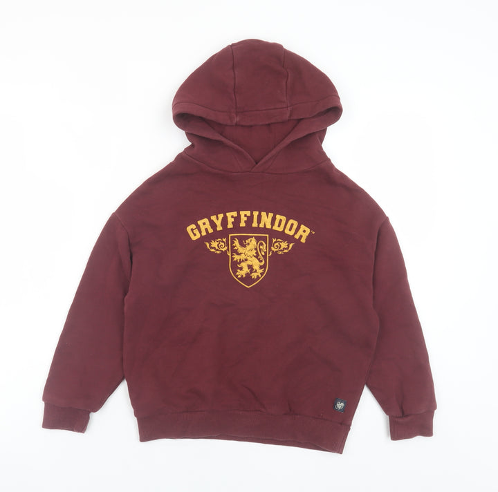 Marks and Spencer Boys Red Gryffindor Pullover Hoodie 7-8 Years