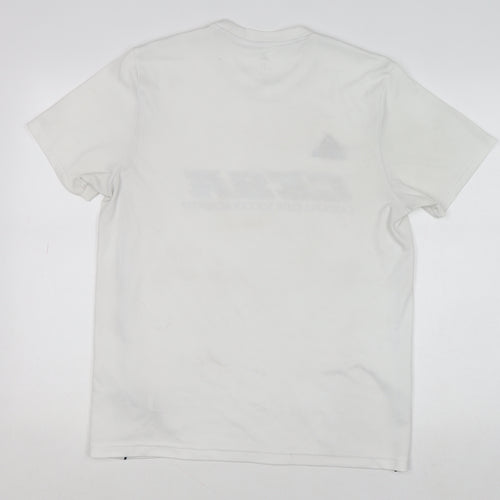 Adidas Men's White Climalite CESA Football Training T-Shirt Size M