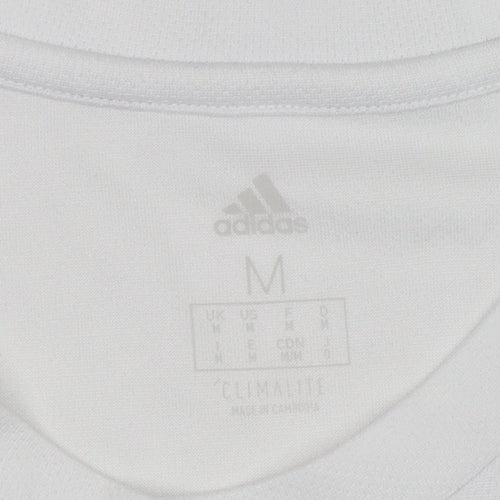 Adidas Men's White Climalite CESA Football Training T-Shirt Size M