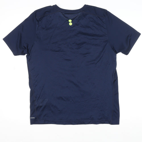 Reebok Men's Blue Graphic Print Sports T-Shirt Size M