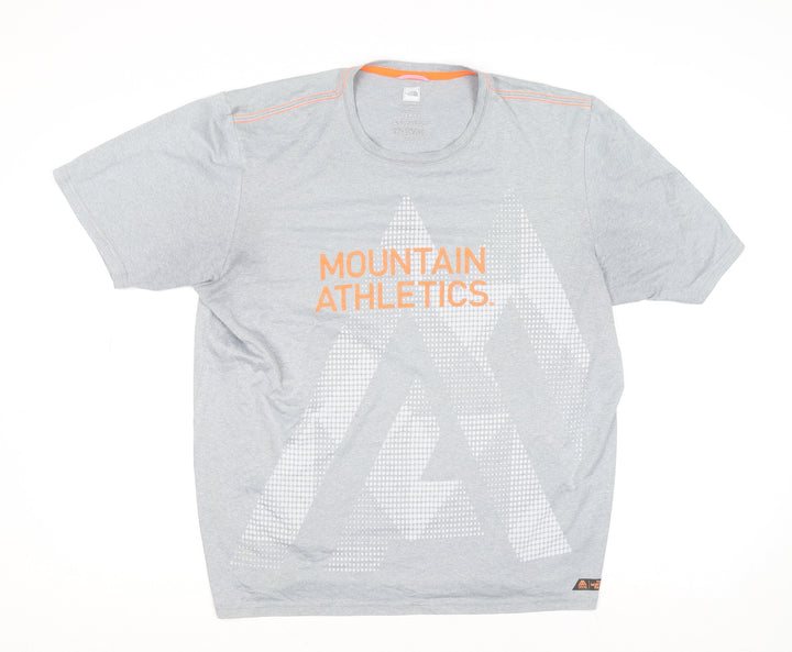 The North Face Men's Grey Mountain Athletics Polyester T-Shirt M