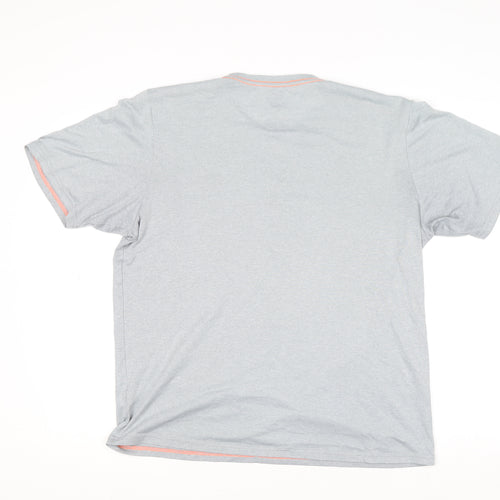 The North Face Men's Grey Mountain Athletics Polyester T-Shirt M