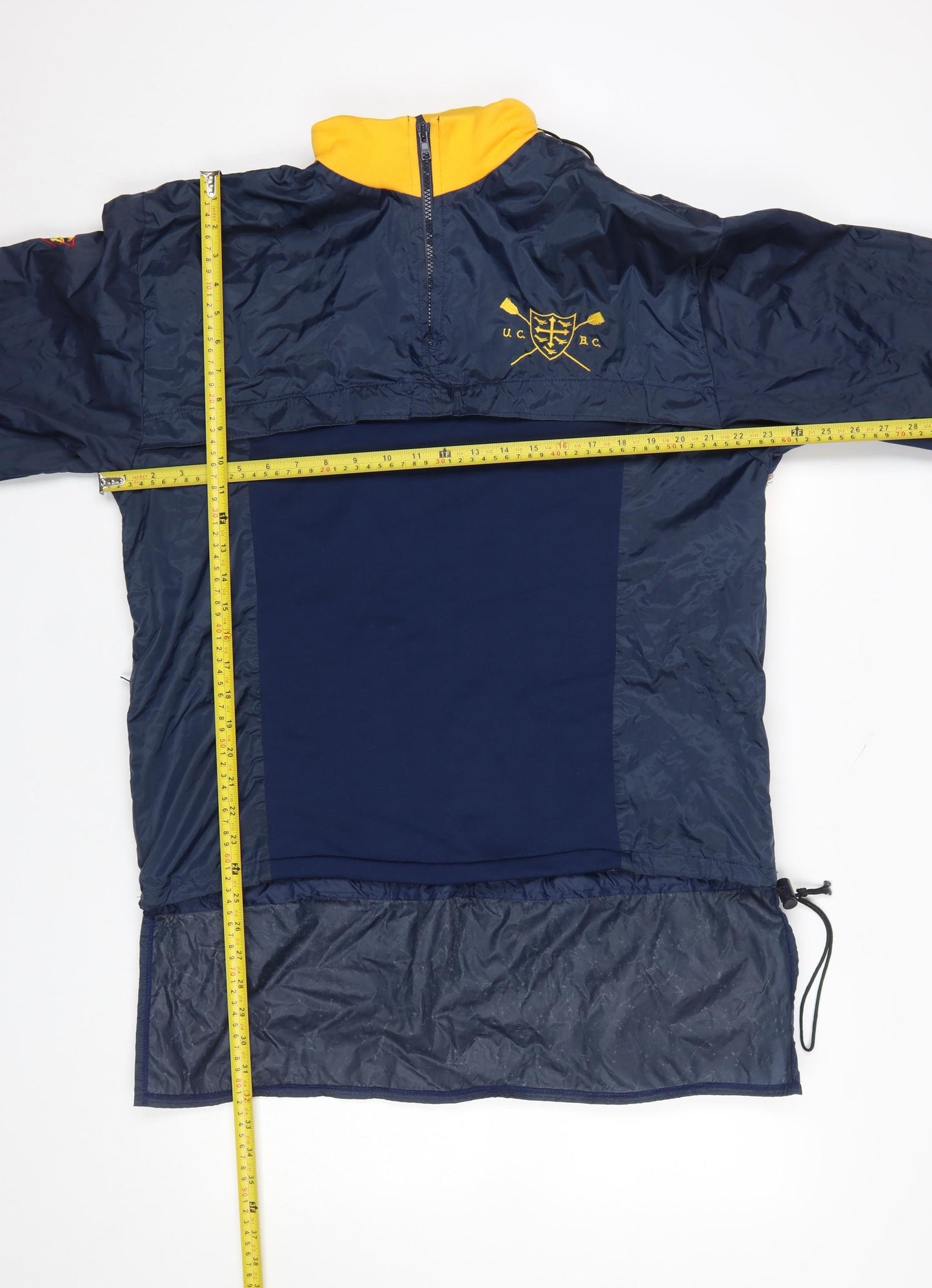 Godfrey Rowsports Men's Navy 1/4 Zip Windbreaker Jacket Size M
