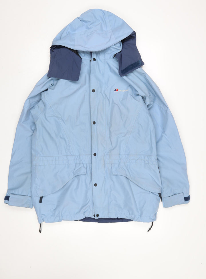 Berghaus Womens Blue Waterproof Hooded Rain Jacket Size 10