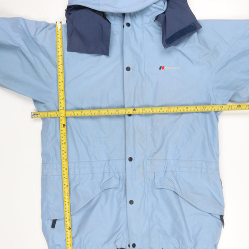 Berghaus Womens Blue Waterproof Hooded Rain Jacket Size 10