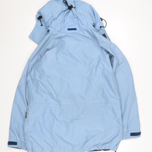 Berghaus Womens Blue Waterproof Hooded Rain Jacket Size 10