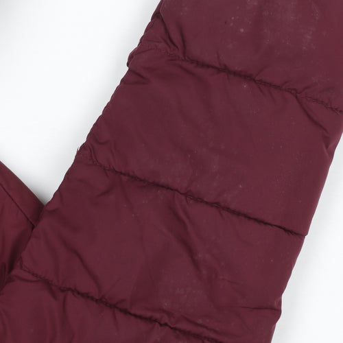 Jack & Jones Men's Red Hooded Puffer Jacket Size M Regular Fit