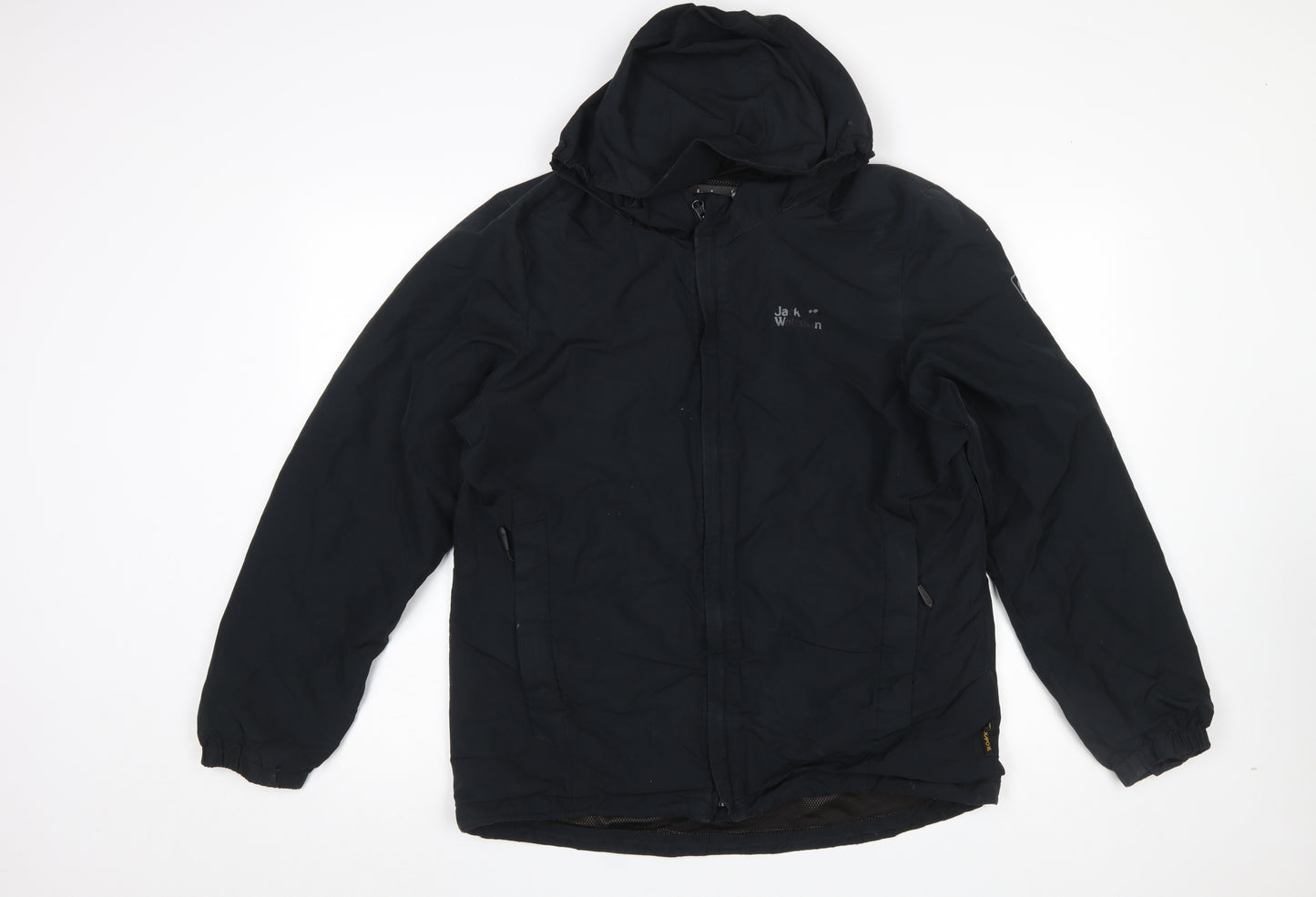 Jack Wolfskin Men's Black M Waterproof Hooded Outdoor Jacket