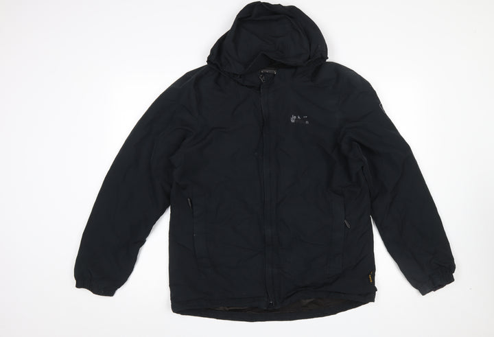 Jack Wolfskin Men's Black M Waterproof Hooded Outdoor Jacket