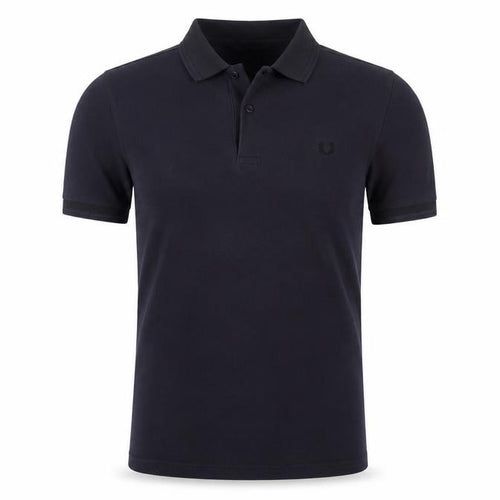 Fred Perry Men's Black Polo Shirt Small Slim Fit Cotton
