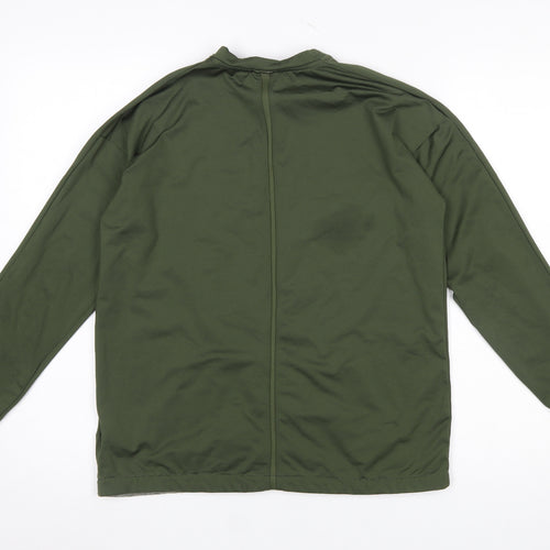 Nike Boys Green Dri-Fit XL Pullover Sweatshirt with Logo Design