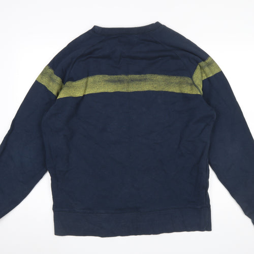 Lyle & Scott Men’s Blue 2XL Pullover Sweatshirt Crew Neck Cotton