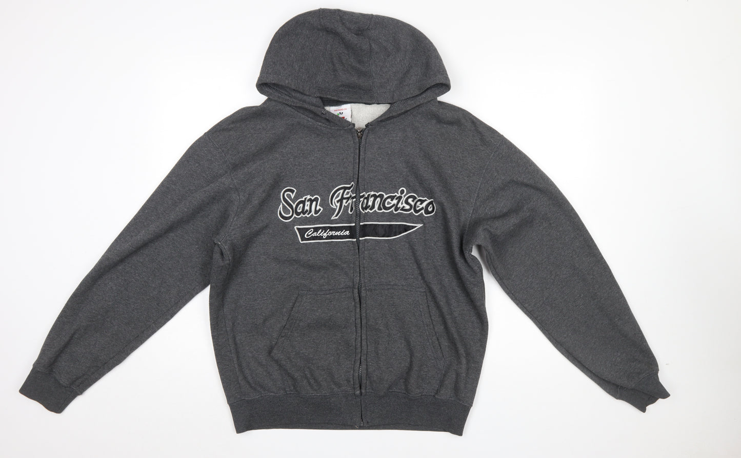 Hayward.CA Men’s Grey Full Zip Hoodie Size M San Francisco Graphic
