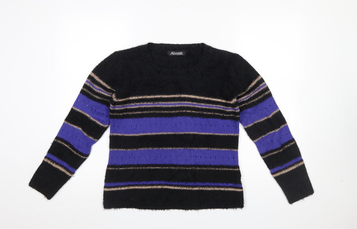 Alexara Women's Multicoloured Striped Knit Jumper Size S