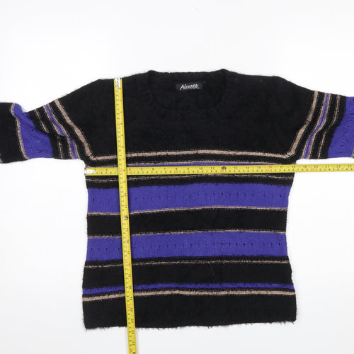 Alexara Women's Multicoloured Striped Knit Jumper Size S