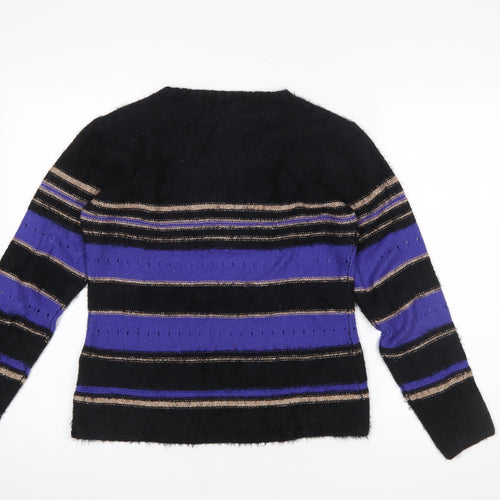 Alexara Women's Multicoloured Striped Knit Jumper Size S