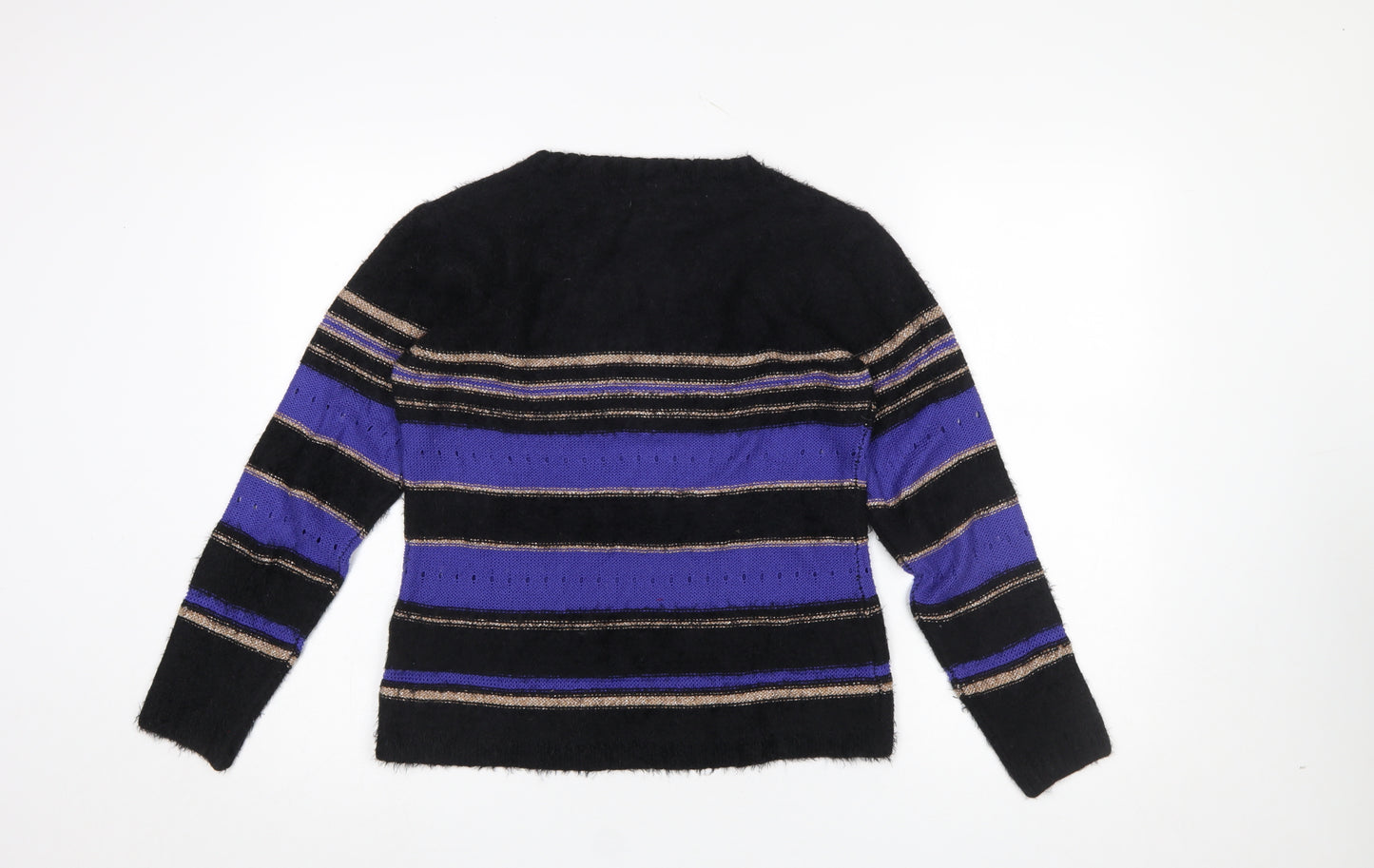 Alexara Women's Multicoloured Striped Knit Jumper Size S