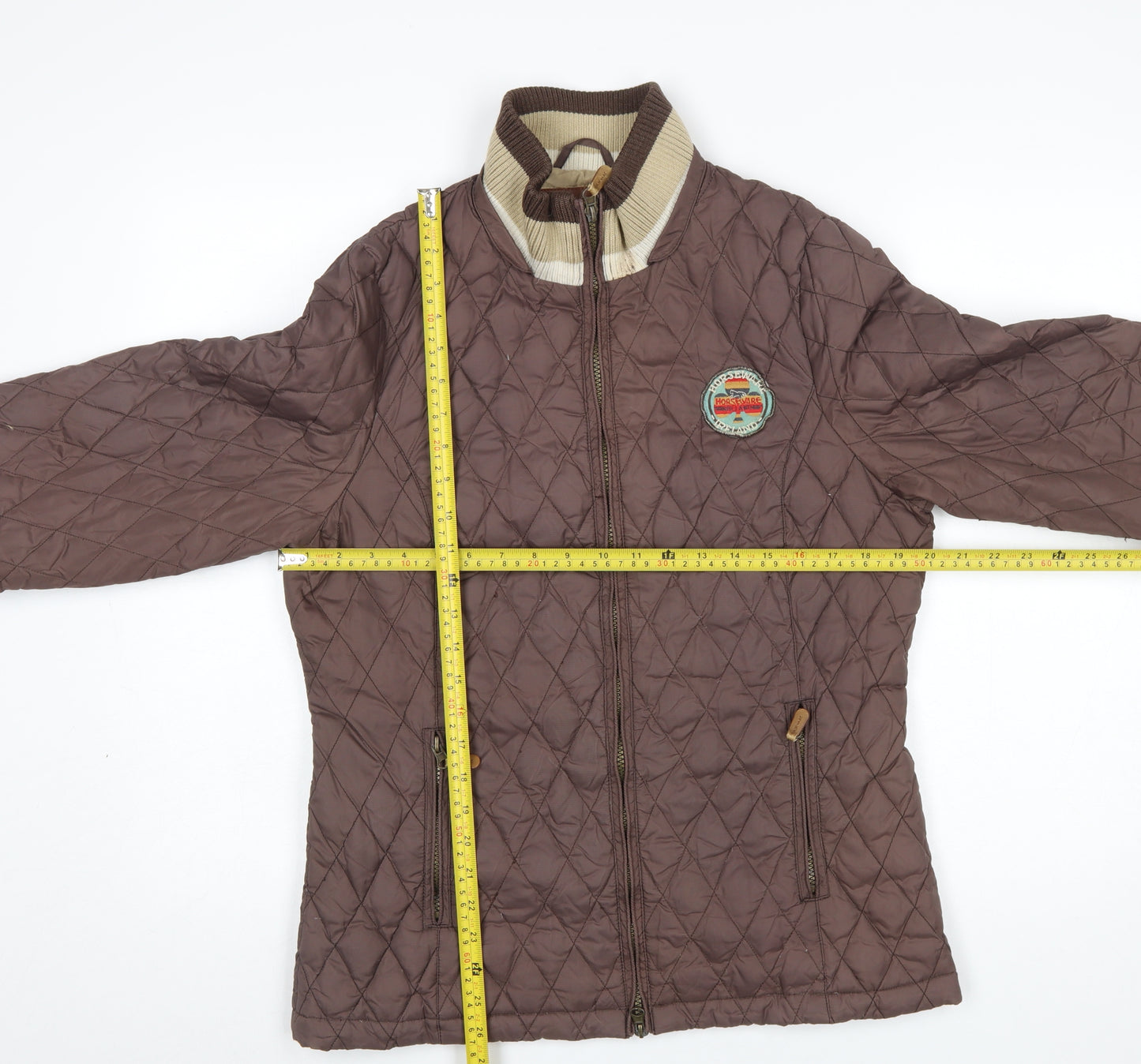 Horseware Ireland Brown Quilted Women's Jacket L Outdoor Style