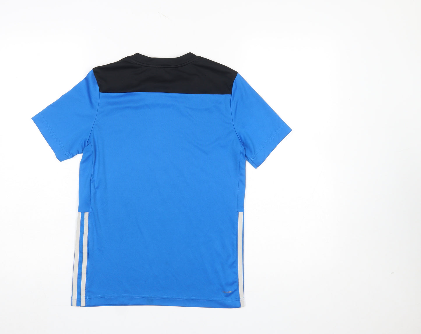 Adidas Boys Blue Colourblock Climalite Sports T-Shirt 11-12 Years