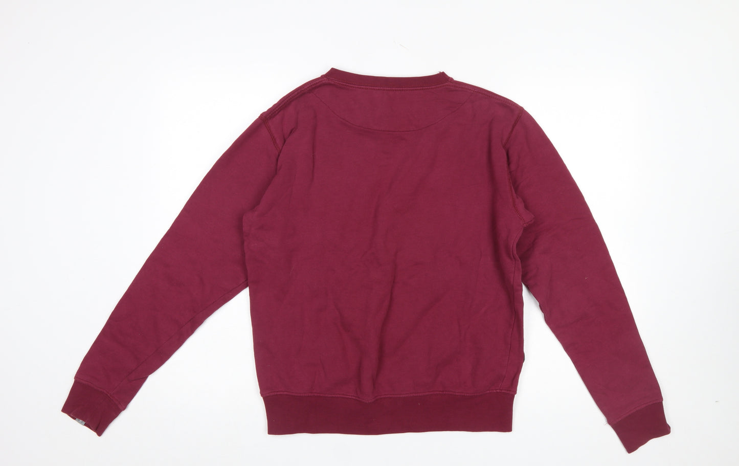 Ruth Kuckler Womens Burgundy Tattoo Graphic Pullover Sweatshirt S