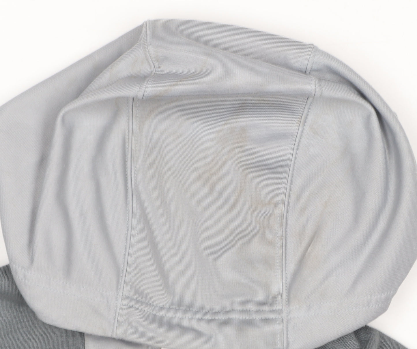 Nike Boys Grey Full Zip Hoodie Large 147-158cm Logo Print Casual Sportswear