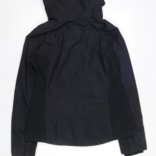 Hollister Boys Black XL Windbreaker Waterproof Hooded Jacket