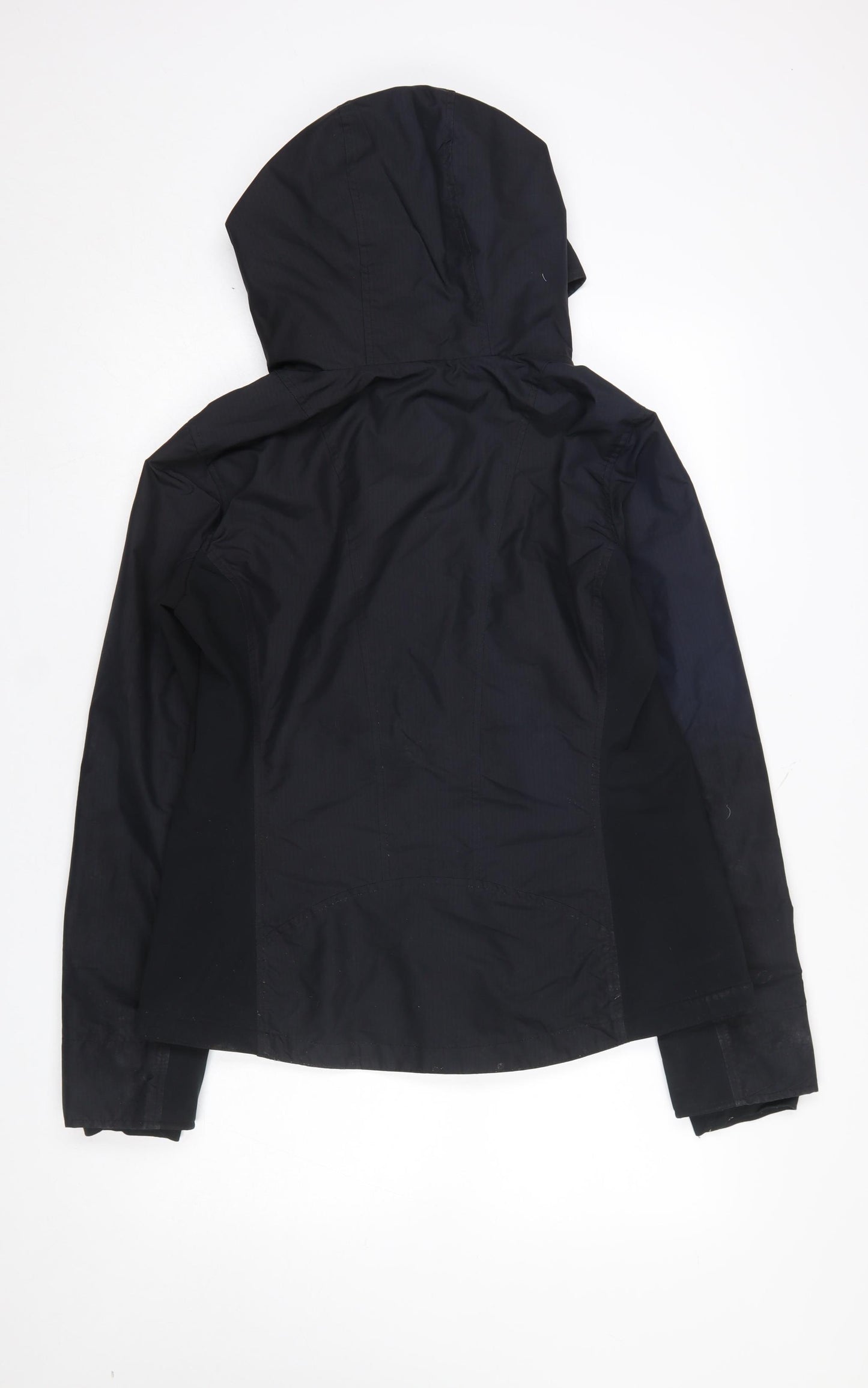 Hollister Boys Black XL Windbreaker Waterproof Hooded Jacket