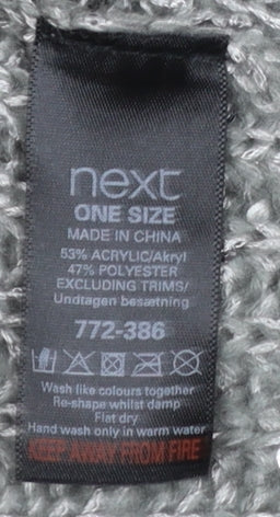 Next Women’s Grey Sequin Knit Open Cardigan One Size