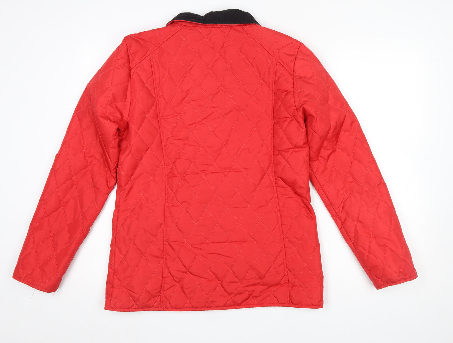 Urban Diva Women’s Red Quilted Mid-Length Jacket Size M