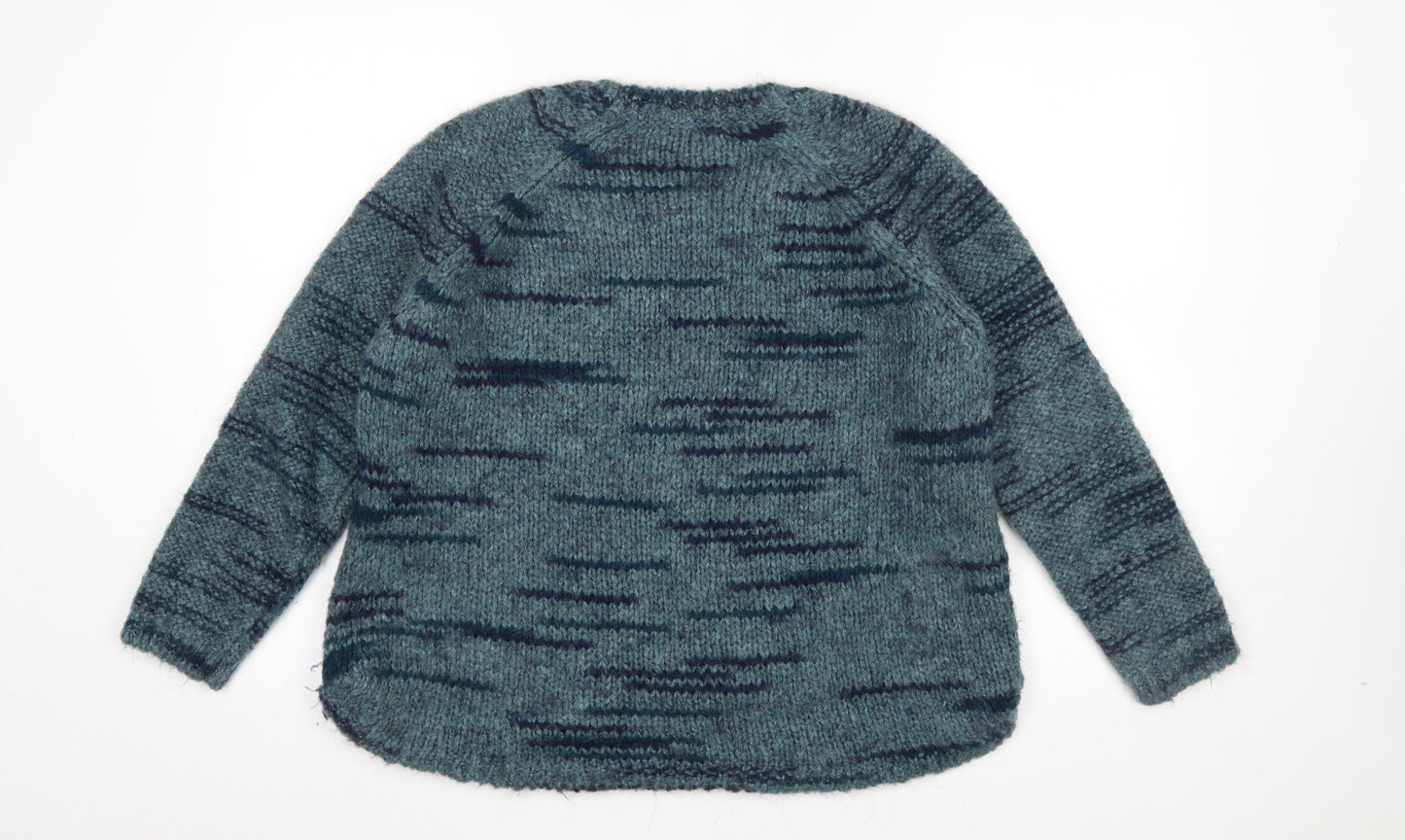 Marks and Spencer Women’s Blue Mohair Knit Jumper Size 16