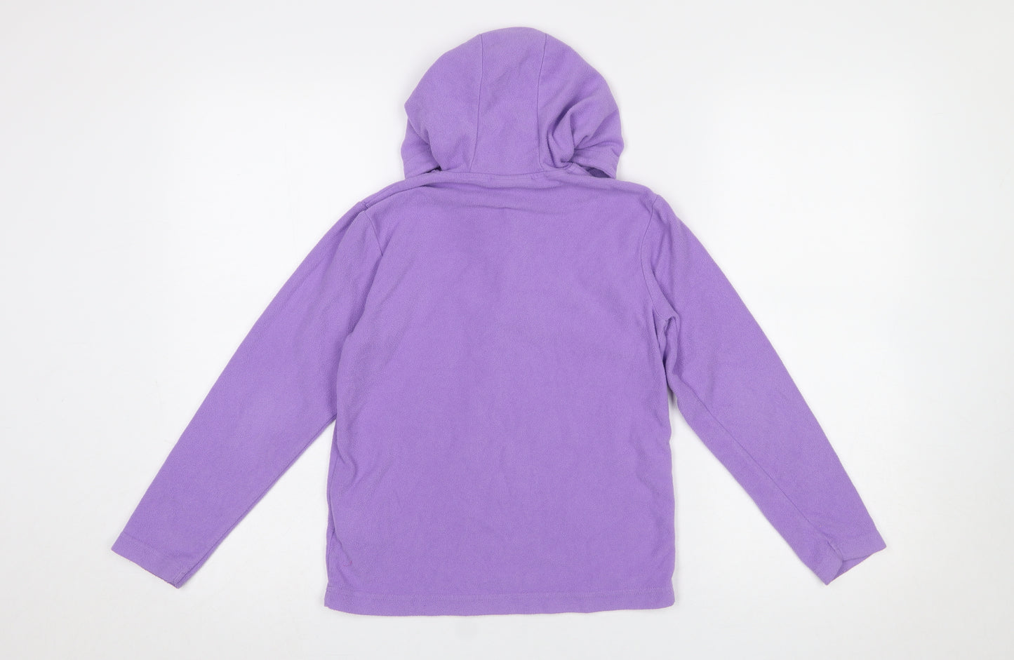 Mountain Warehouse Girls Purple Fleece 1/4 Zip Hoodie 9-10 Years