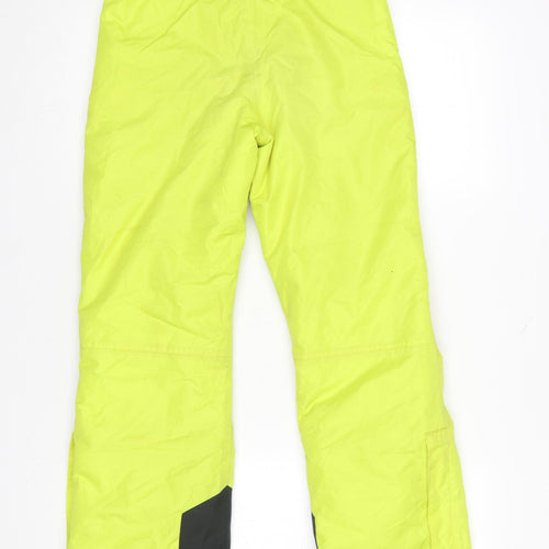 Crane Boys Yellow 9-10 Years Waterproof Insulated Snow Pants