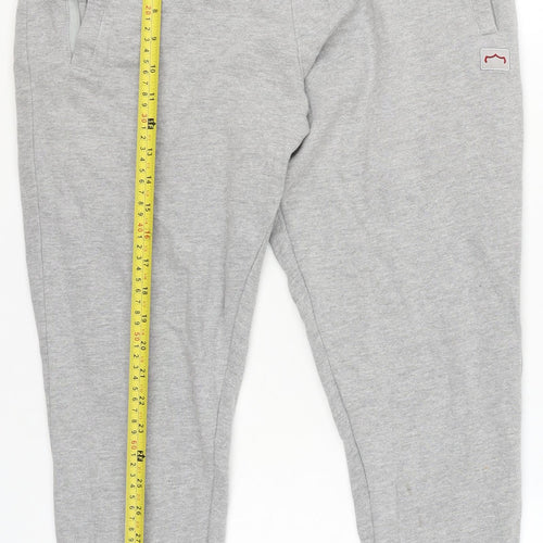 883 Police Mens Grey Marl Jogger Sweatpants M Comfy Cotton Blend
