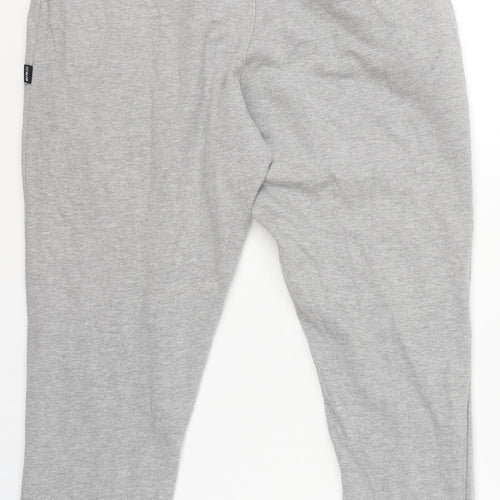 883 Police Mens Grey Marl Jogger Sweatpants M Comfy Cotton Blend