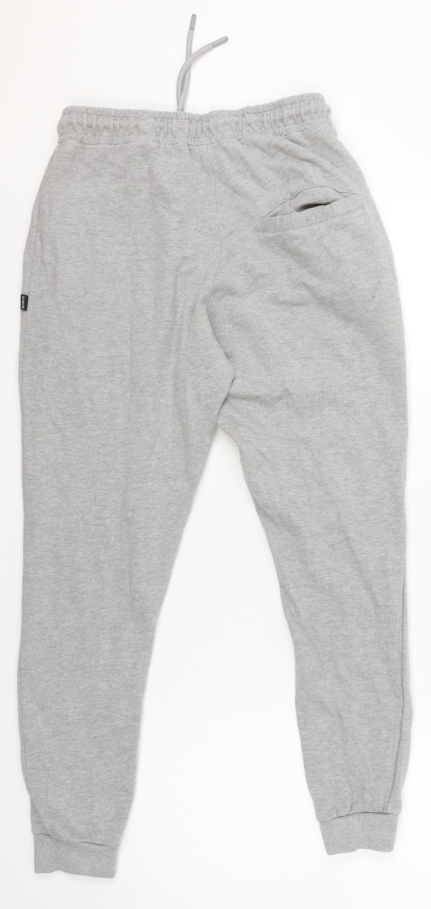 883 Police Mens Grey Marl Jogger Sweatpants M Comfy Cotton Blend