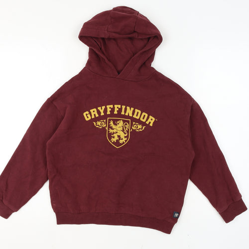 Marks and Spencer Girls Red Gryffindor Pullover Hoodie 9-10 Years