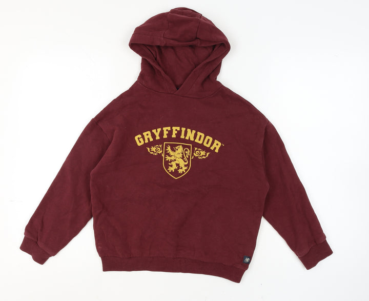 Marks and Spencer Girls Red Gryffindor Pullover Hoodie 9-10 Years